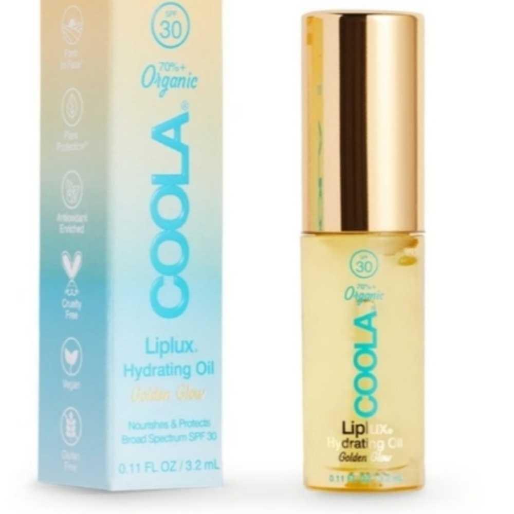 NIB. COOLA LipLux Hydrating Oil SPF 30